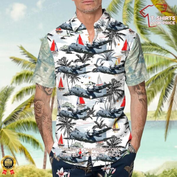 Lockheed Martin AC-130J Ghostrider United States US Air Force (USAF) Hawaiian Shirt Lockheed Martin AC-130J Ghostrider United States US Air Force (USAF) Hawaiian Shirt