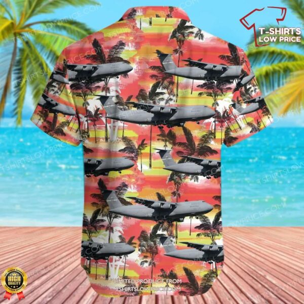 Lockheed C-5M Super Galaxy United States US Air Force (USAF) Hawaiian Shirt Lockheed C-5M Super Galaxy United States US Air Force (USAF) Hawaiian Shirt