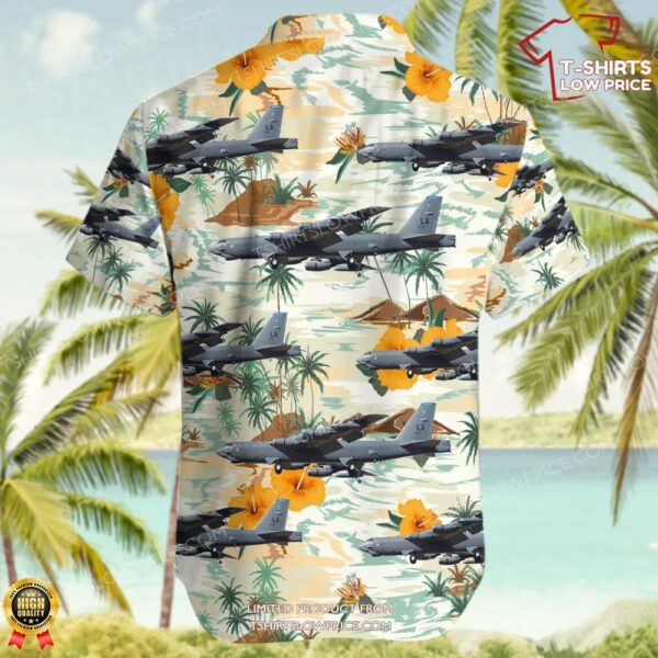 Boeing B-52H Stratofortress United States US Air Force (USAF) Hawaiian Shirt Boeing B-52H Stratofortress United States US Air Force (USAF) Hawaiian Shirt