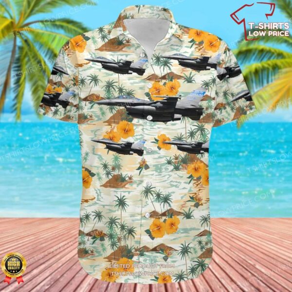 Lockheed Martin F-16C Fighting Falcon United States US Air Force (USAF) Hawaiian Shirt Lockheed Martin F-16C Fighting Falcon United States US Air Force (USAF) Hawaiian Shirt