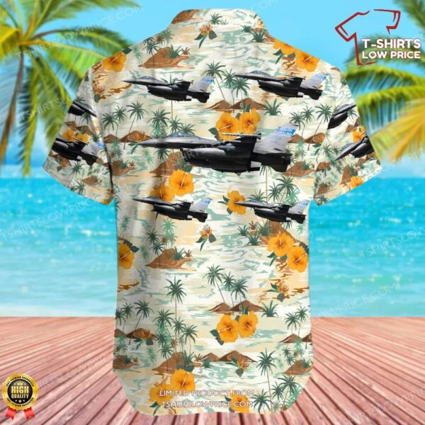 Lockheed Martin F-16C Fighting Falcon United States US Air Force (USAF) Hawaiian Shirt Lockheed Martin F-16C Fighting Falcon United States US Air Force (USAF) Hawaiian Shirt