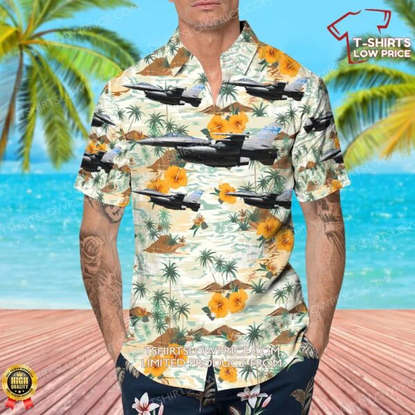 Lockheed Martin F-16C Fighting Falcon United States US Air Force (USAF) Hawaiian Shirt Lockheed Martin F-16C Fighting Falcon United States US Air Force (USAF) Hawaiian Shirt