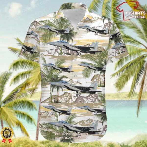 Boeing F-15EX Eagle II United States US Air Force (USAF) Hawaiian Shirt Boeing F-15EX Eagle II United States US Air Force (USAF) Hawaiian Shirt