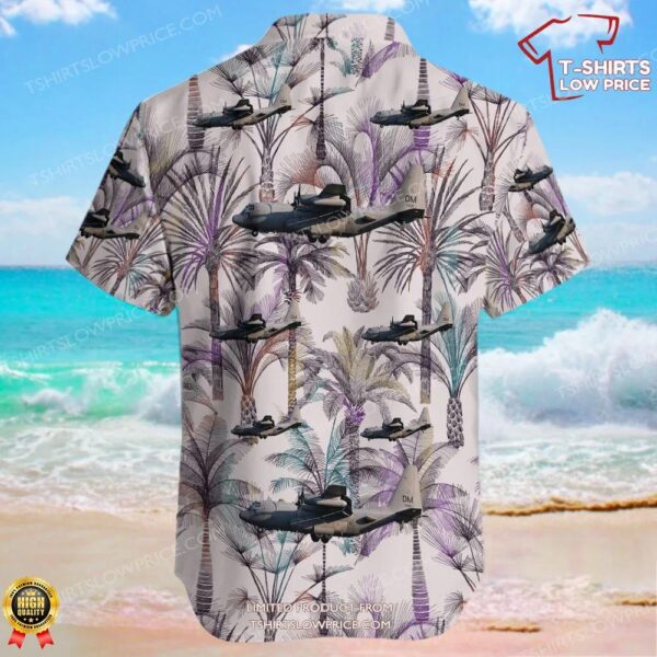 Lockheed EC-130H Hercules United States US Air Force (USAF) Hawaiian Shirt Lockheed EC-130H Hercules United States US Air Force (USAF) Hawaiian Shirt