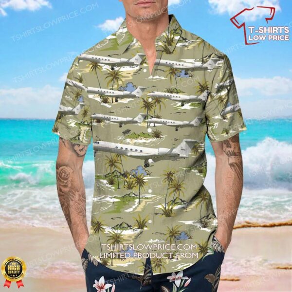 Gulfstream C-37A United States US Air Force (USAF) Hawaiian Shirt Gulfstream C-37A United States US Air Force (USAF) Hawaiian Shirt