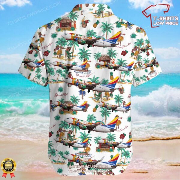 Boeing 737-7H4 Southwest Airlines Hawaiian Shirt Boeing 737-7H4 Southwest Airlines Hawaiian Shirt