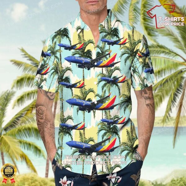 Boeing 737-76N Southwest Airlines Hawaiian Shirt Boeing 737-76N Southwest Airlines Hawaiian Shirt