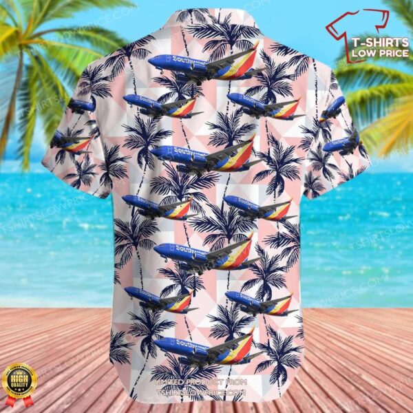 Boeing 737-7BK Southwest Airlines Hawaiian Shirt Boeing 737-7BK Southwest Airlines Hawaiian Shirt