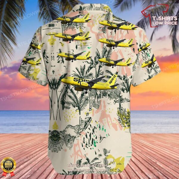 Airbus A319-132 Spirit Airlines Hawaiian Shirt Airbus A319-132 Spirit Airlines Hawaiian Shirt