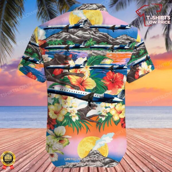 Embraer ERJ-145LR United Express (Mesa Airlines) Hawaiian Shirt Embraer ERJ-145LR United Express (Mesa Airlines) Hawaiian Shirt