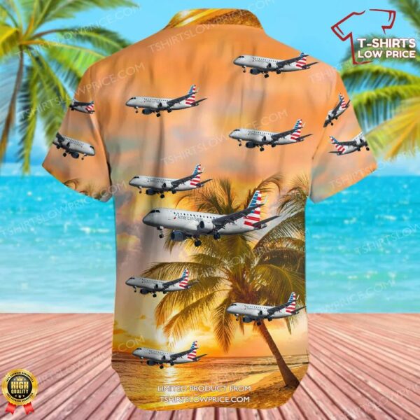 Embraer ERJ-170-200LR American Eagle (Republic Airways) Hawaiian Shirt Embraer ERJ-170-200LR American Eagle (Republic Airways) Hawaiian Shirt