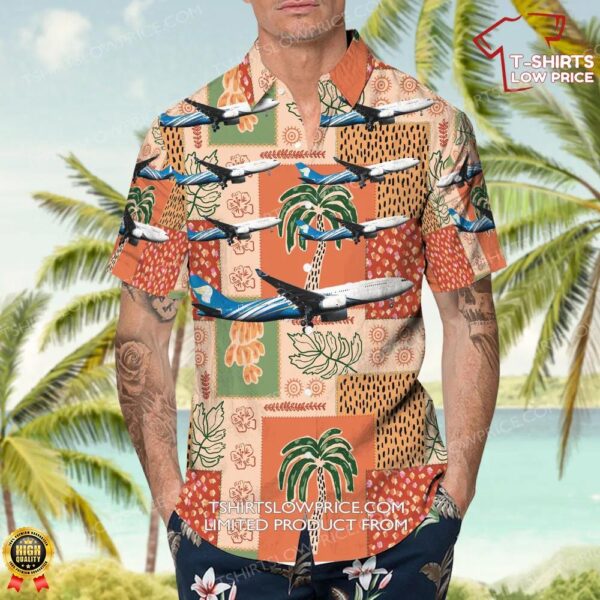 Airbus A330-243 Qatar Airways Hawaiian Shirt Airbus A330-243 Qatar Airways Hawaiian Shirt