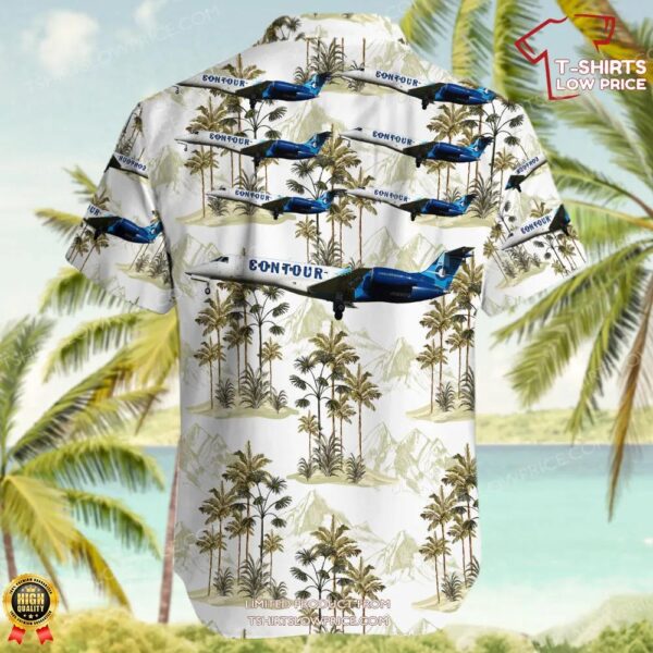Embraer ERJ-135ER Contour Airlines Hawaiian Shirt