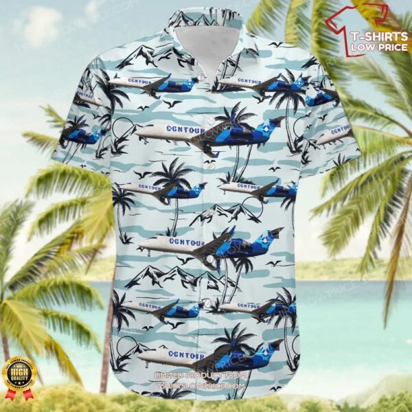 Bombardier CRJ-200LR Contour Airlines Hawaiian Shirt