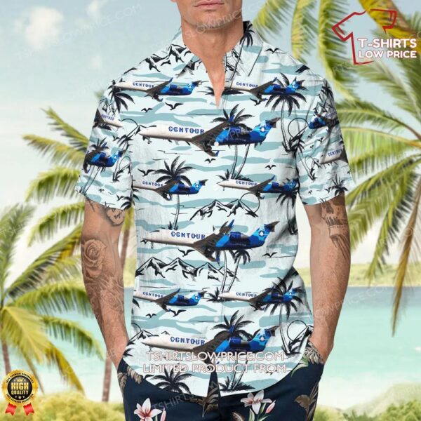 Bombardier CRJ-200LR Contour Airlines Hawaiian Shirt