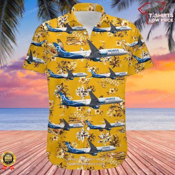 Boeing 787-9 Dreamliner Norse Atlantic Airways Hawaiian Shirt Boeing 787-9 Dreamliner Norse Atlantic Airways Hawaiian Shirt