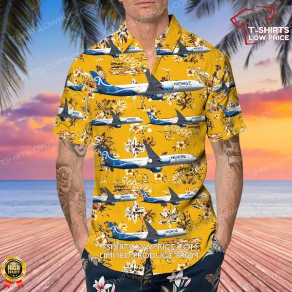 Boeing 787-9 Dreamliner Norse Atlantic Airways Hawaiian Shirt Boeing 787-9 Dreamliner Norse Atlantic Airways Hawaiian Shirt