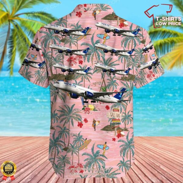 Airbus A350-941 World2Fly Hawaiian Shirt