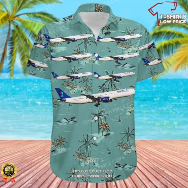 Airbus A330-343 World2Fly Hawaiian Shirt Airbus A330-343 World2Fly Hawaiian Shirt