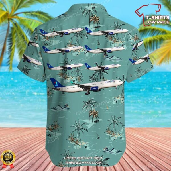 Airbus A330-343 World2Fly Hawaiian Shirt Airbus A330-343 World2Fly Hawaiian Shirt