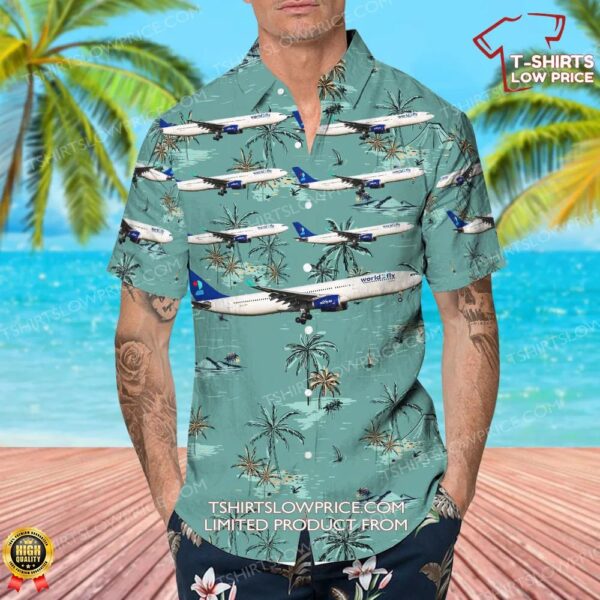 Airbus A330-343 World2Fly Hawaiian Shirt Airbus A330-343 World2Fly Hawaiian Shirt