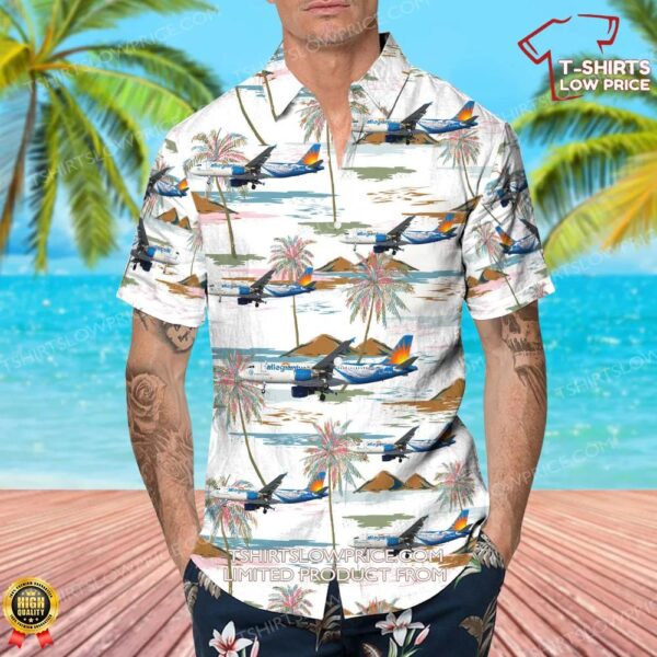 Airbus A320-214 Allegiant Air Hawaiian Shirt Airbus A320-214 Allegiant Air Hawaiian Shirt
