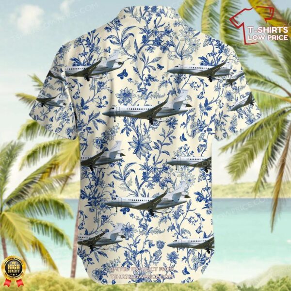 Dassault Falcon 7X Air Charter Scotland Hawaiian Shirt