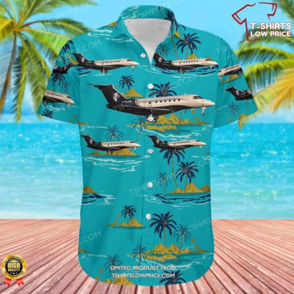 Embraer EMB-550 Legacy 500 Air Charter Scotland Hawaiian Shirt