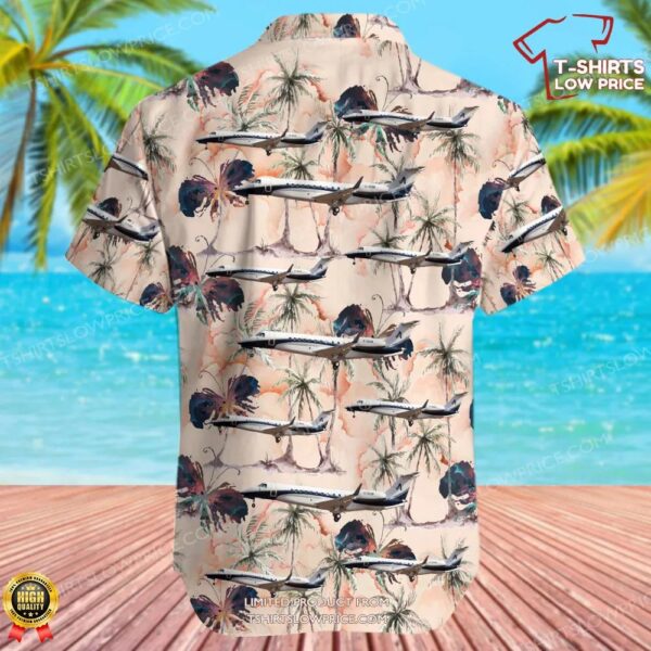 Embraer ERJ-135BJ Legacy 650 Air Charter Scotland Hawaiian Shirt Embraer ERJ-135BJ Legacy 650 Air Charter Scotland Hawaiian Shirt