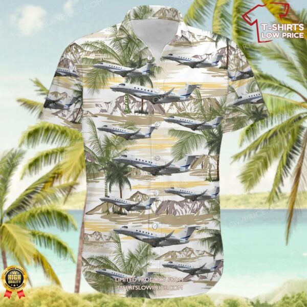 Embraer EMB-550 Praetor 600 Air Charter Scotland Hawaiian Shirt Embraer EMB-550 Praetor 600 Air Charter Scotland Hawaiian Shirt