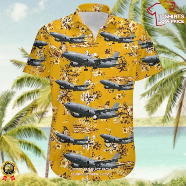 Airbus CC-150 Polaris Canada Royal Canadian Air Force (RCAF) Hawaiian Shirt Airbus CC-150 Polaris Canada Royal Canadian Air Force (RCAF) Hawaiian Shirt