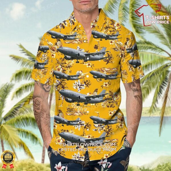 Airbus CC-150 Polaris Canada Royal Canadian Air Force (RCAF) Hawaiian Shirt Airbus CC-150 Polaris Canada Royal Canadian Air Force (RCAF) Hawaiian Shirt
