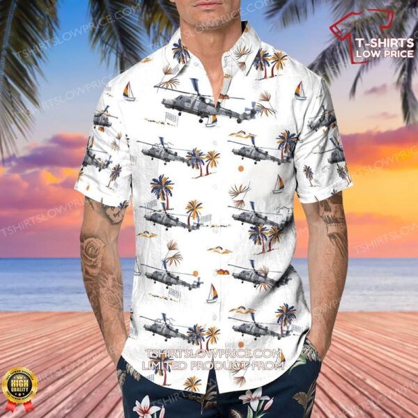 Agusta-Westland AW-159 Wildcat HMA2 United Kingdom Royal Navy Hawaiian Shirt Agusta-Westland AW-159 Wildcat HMA2 United Kingdom Royal Navy Hawaiian Shirt