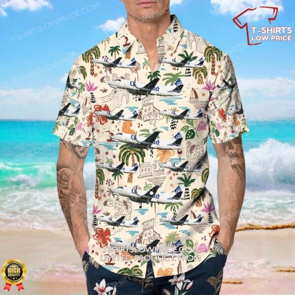 Saab 340B+ Cranfield University Hawaiian Shirt Saab 340B+ Cranfield University Hawaiian Shirt