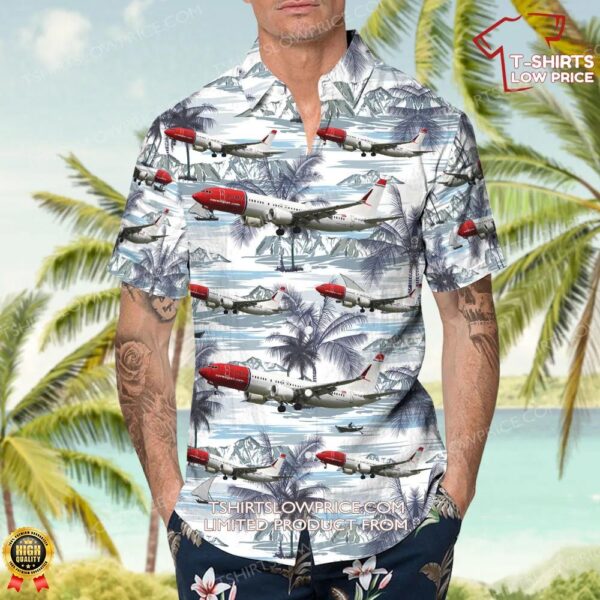 Boeing 737-8 MAX Norwegian Hawaiian Shirt