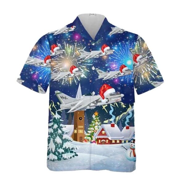 Us Navy A-7e Corsair Ii Cag Bird Of Vfa-27 Royal Maces Christmas Hawaiian Shirt Us Navy A-7e Corsair Ii Cag Bird Of Vfa-27 Royal Maces Christmas Hawaiian Shirt