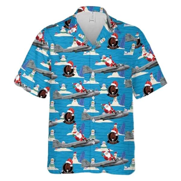 Us Navy Grumman A-6 Intruder Of Va-304 Christmas Hawaiian Shirt