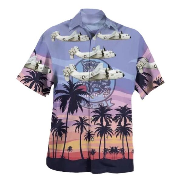 Us Navy Grumman C-2a Greyhound Vrc-50 (foo Dogs) Hawaiian Shirt