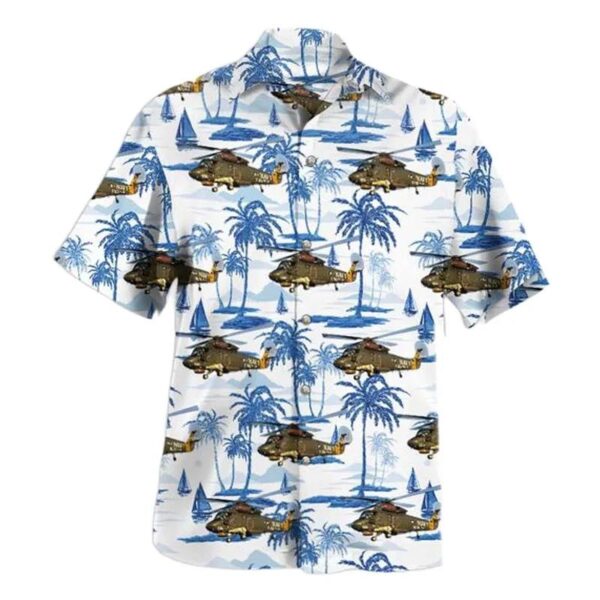 Us Navy Kaman Sh-2 Seasprite Hawaiian Shirt