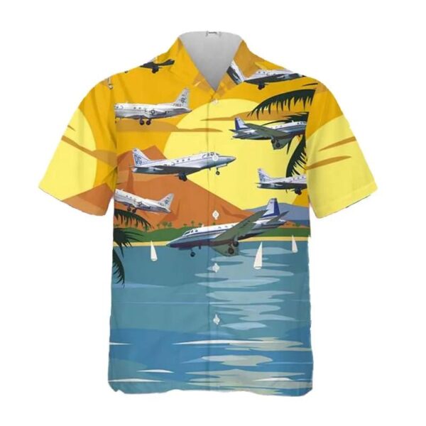 Us Navy North American Sabreliner Ct-39 Vcr-50 Hawaiian Shirt Us Navy North American Sabreliner Ct-39 Vcr-50 Hawaiian Shirt