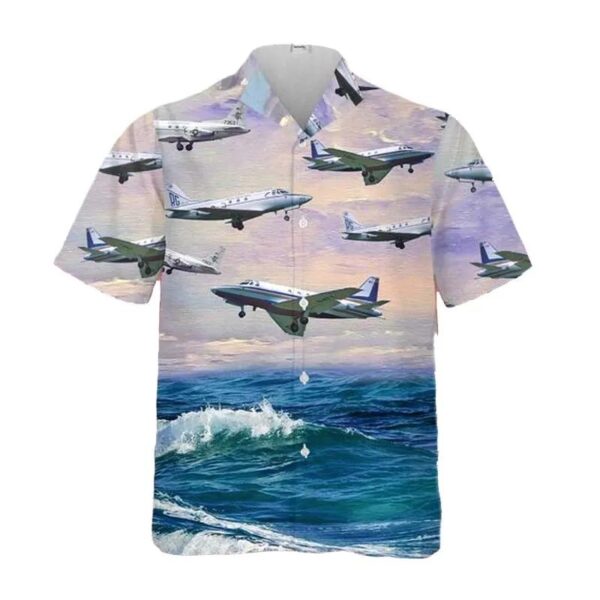 Us Navy North American Sabreliner Ct-39 Vrc-50 Hawaiian Shirt Us Navy North American Sabreliner Ct-39 Vrc-50 Hawaiian Shirt