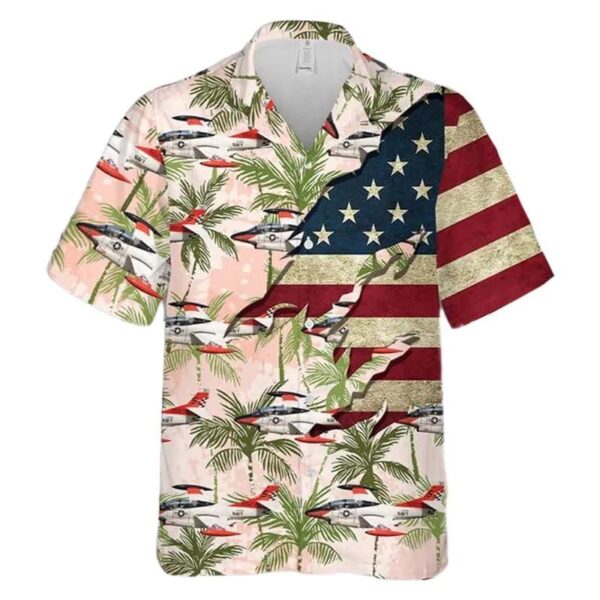 Us Navy North American T-2c Buckeye Hawaiian Shirt Us Navy North American T-2c Buckeye Hawaiian Shirt