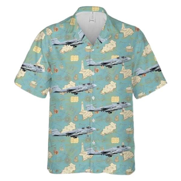Us Navy Northrop Grumman Ea-6b Prowler Of Vaq-130 Zappers Hawaiian Shirt