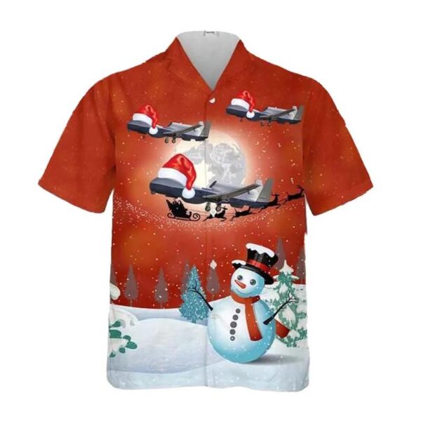 Us Navy Northrop Grumman Mq-4c Triton Christmas Hawaiian Shirt Us Navy Northrop Grumman Mq-4c Triton Christmas Hawaiian Shirt