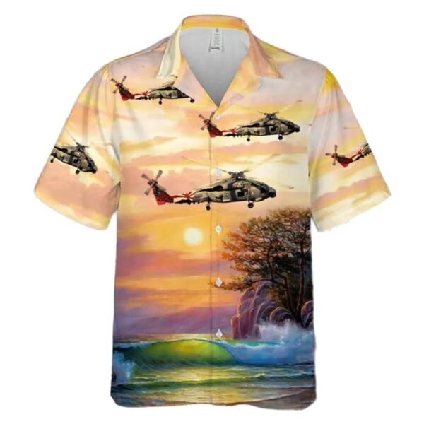 Us Navy Sikorsky Sh-60b Seahawk (s-70b-1) Hawaiian Shirt Us Navy Sikorsky Sh-60b Seahawk (s-70b-1) Hawaiian Shirt