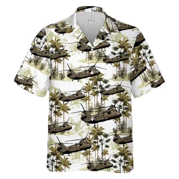 Us Navy Support Helicopter Hh-46d Hawaiian Shirt
