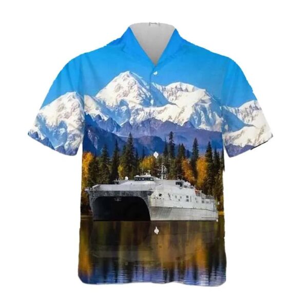 Us Navy Usns Choctaw County (t-epf-2) Hawaiian Shirt