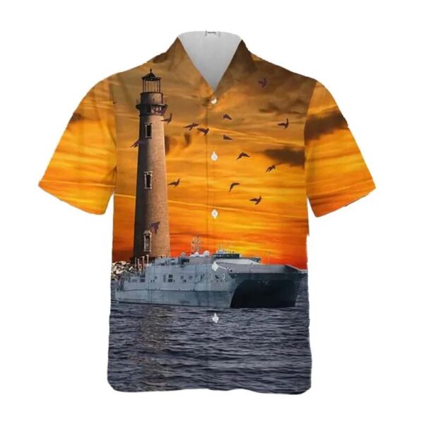 Us Navy Usns Millinocket (t-epf-3) Hawaiian Shirt