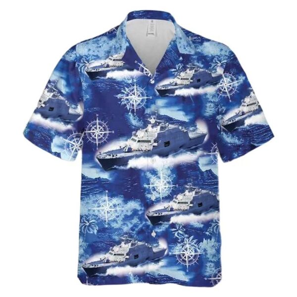 Us Navy Uss Detroit (lcs-7) Hawaiian Shirt