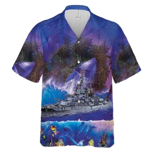 Us Navy Uss Pennsylvania (bb-38) Hawaiian Shirt
